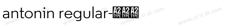 antonin regular字体转换
